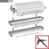 WENKO Wand Küchen Rollen Halter TRIO Papier Frischhalten Produktbild-Vorschau 2