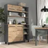 Buffet de cuisine Vicco Pure Chêne Artisan/Anthracite Voir les images du produit 3