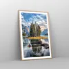 Gerahmtes Poster - Rahmen in heller Eiche - See Landschaft Produktbild-Vorschau 8