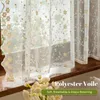 Omgoods - Kurzes Küchenvorhang aus Voile mit Blumenmuster, Produktbild-Vorschau 4