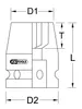 KS Tools 515.1765, Steckschlüsselbuchse, Schwarz, 1 Produktbild-Vorschau 4