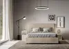 ITYHOME - Gepolstertes Bett mit Lattenrost 140x200 mit Produktbild-Vorschau 3