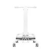 A white medical trolley with wheels. Produktbild-Vorschau