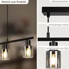 Lampa wisząca ZMH z 4 żarówkami, lampa wisząca nad stół Podgląd zdjęcia produktu 6