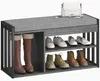 HOMCOM Schuhbank gepolstert Schuhregal mit Sitzfläche, Produktbild-Vorschau 1