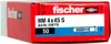 Fischer Hohlraum-Metalldübel HM 4x45 S 50 St. Produktbild-Vorschau 14