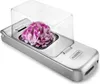 A close-up shot of a stainless steel onion and vegetable chopper with chopped red onion inside. Náhled obrázku produktu
