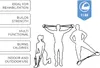 Umbro Figura 8 Tubo di resistenza Yoga Attrezzatura per Anteprima dell’immagine prodotto 7
