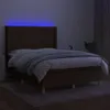 The Living Store Boxspringbett mit Matratze & LED Produktbild-Vorschau 3