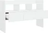 vidaXL Kredens biały wysoki połysk 105x30x70 cm materiał Podgląd zdjęcia produktu 5