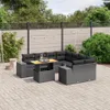 The Living Store 9-tlg. Garten-Sofagarnitur mit Kissen Produktbild-Vorschau 1