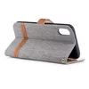 Tasche für Apple iPhone X Jeans Cover Handy Schutz Hülle Produktbild-Vorschau 3