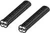 Two black threaded rods with screw heads on each end, presented on a white background. Produktbild-Vorschau