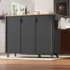 Sweiko îlot de cuisine, chariot de repas avec veines de Voir les images du produit 4