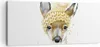 Bild auf Leinwand - Leinwandbild - Tier Hut Hirsch modern - Produktbild-Vorschau 1