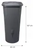Garantia Regentonne Ibiza eckig inkl. Deckel & Hahn 200 L Produktbild-Vorschau 5