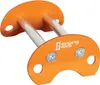 Kantenschutz Edge Roller von singing rock; orange; aus Aluminium mit zwei Metallstangen und zwei Löchern zur Befestigung. Voir les images du produit