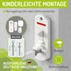 BOMI® Treppenschutzgitter 82-142 cm in Weiß | Ohne Produktbild-Vorschau 3