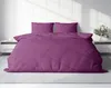 Uni Bettwäsche 200x220 cm lila violett Doppelbett Einfarbig Produktbild-Vorschau 2