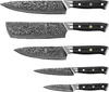 Wakoli  I 6-teiliges Messer-Set I 5 Küchenmesser & Produktbild-Vorschau 3