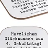 Mr. & Mrs. Panda Untersetzer Quadratisch Spruch 4. Produktbild-Vorschau 5