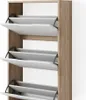 Schuhkipper Vicco Luca Sonoma/Weiß 59 x 105 cm 3 Fächer, Produktbild-Vorschau 6