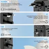 Collage of travel adapter plug types and corresponding countries. Produktbild-Vorschau