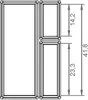 ORGA-BOX III Besteckeinsatz grau 473,5 x 794 mm für 90 cm Produktbild-Vorschau 6