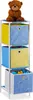 Scaffale per bambini Relaxdays, 3 contenitori, per Anteprima dell’immagine prodotto 1