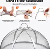 Instructions for assembling a fire pit cover. Produktbild-Vorschau