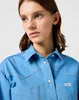 Wrangler | Damen Jeanshemd Cut Off blau Regular Fit Denim Produktbild-Vorschau 3
