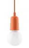 Lampe pendante DIEGO 1 orange 1xE27 15W PVC 90x9x9cm Sollux Voir les images du produit 28