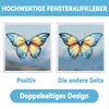 9pcs Fensteraufkleber, Tulpen, Schmetterlinge, Blumen und Produktbild-Vorschau 5
