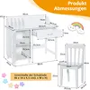 GOPLUS Schreibtisch-Set für Kinder, multifunktionaler Produktbild-Vorschau 5
