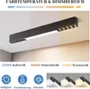 ZMH lampa sufitowa LED lampa sufitowa czarna 53CM długa Podgląd zdjęcia produktu 2