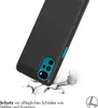 imoshion Brushed Back Cover Motorola Moto G22 - Schwarz Produktbild-Vorschau 3