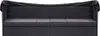 vidaXL Outdoor-Sofabett mit Dach Poly-Rattan Schwarz Produktbild-Vorschau 1
