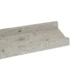 A close-up view of a concrete gray shelf on a white background. Podgląd zdjęcia produktu