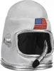 A white and silver astronaut helmet hat for children. Anteprima dell’immagine prodotto