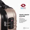 Devillo® Kofferset 4tlg. S-M-L-XL, Champagner - Trolley Produktbild-Vorschau 2