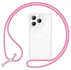 Hülle mit Kette für iPhone 14 Pro - Klare Handyhülle mit Produktbild-Vorschau 1