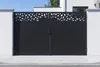 NALI RUIVO 3 m Stahl-Schwingtor, 180 cm hoch, Schwarz + 180 Produktbild-Vorschau 1