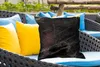 MuchoWow® Outdoor Kissen - Marmoroptik - Luxus - Schwarz - Produktbild-Vorschau 4