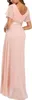 Damen-Abendkleid ECDAHICC chiffons, A-Linie, V-Ausschnitt, Produktbild-Vorschau 2