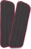 Two black mop pads with red trim are shown against a white background. Produktbild-Vorschau
