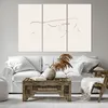Bild auf Leinwand - Leinwandbild - 3 Teile - Skizze Produktbild-Vorschau 6