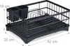 Relaxdays Abtropfgestell, mit Abfluss, H x B x T: 18 x 42 x Produktbild-Vorschau 4