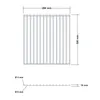Edestahl Grillrost 28x30cm aus europäischem Edelstahl, Produktbild-Vorschau 4