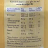 A close-up of a nutritional information label on a product package. Produktbild-Vorschau