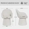 Duhome Chaise de salle à manger pivotante à 360° Fauteuil Voir les images du produit 3